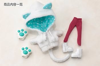 (未使用･未開封品)　コトブキヤ キューポッシュえくすとら あにまるパーカーセット 白猫 ノンスケール フィギュア用アクセサリー df5ndr3 Amazon.co.jp: コトブキヤ キューポッシュえくすとら あにまる